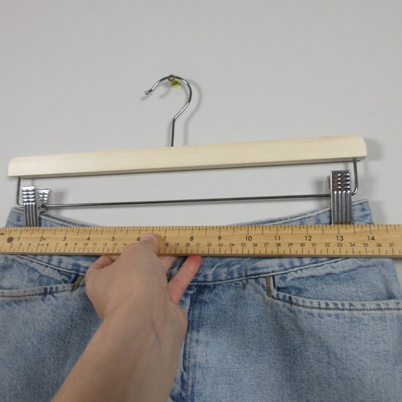 GAP Denim Mini Micro Skirt 4 Blue 100% Cotton Pockets Casual Brat Y2K Vtg 310 - Picture 5 of 12